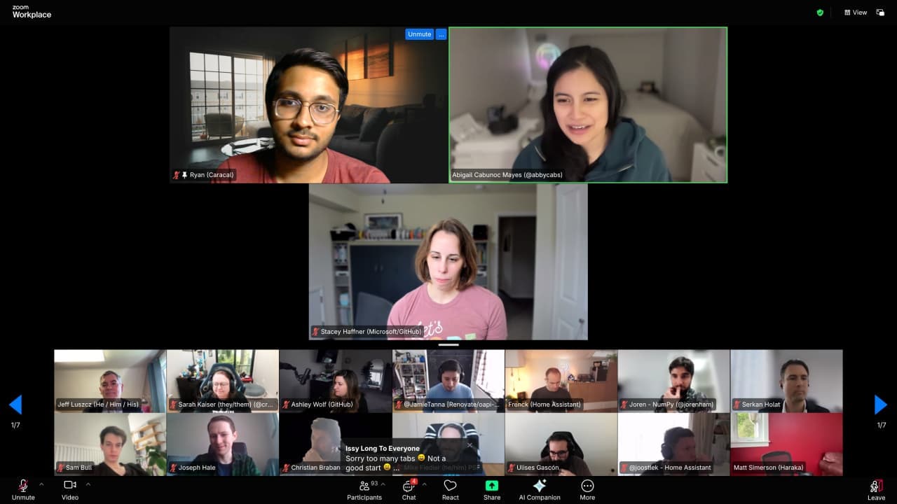 Full cohort call with GitHub's open source and security teams