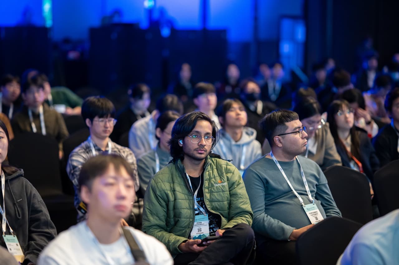 In the audience at Open Source Summit Korea